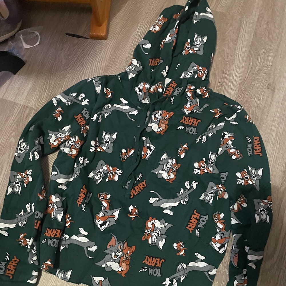 Cropped sweatshirt size M Tom and jerry